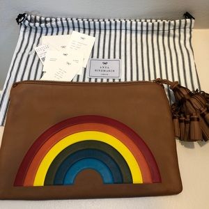 Anya Hindmarch Giorgiana Rainbow Clutch